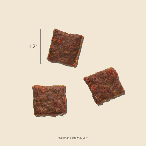 The Honest Kitchen Human Grade Dog Food Jerky Harvest Mini Bars Beef Recipe