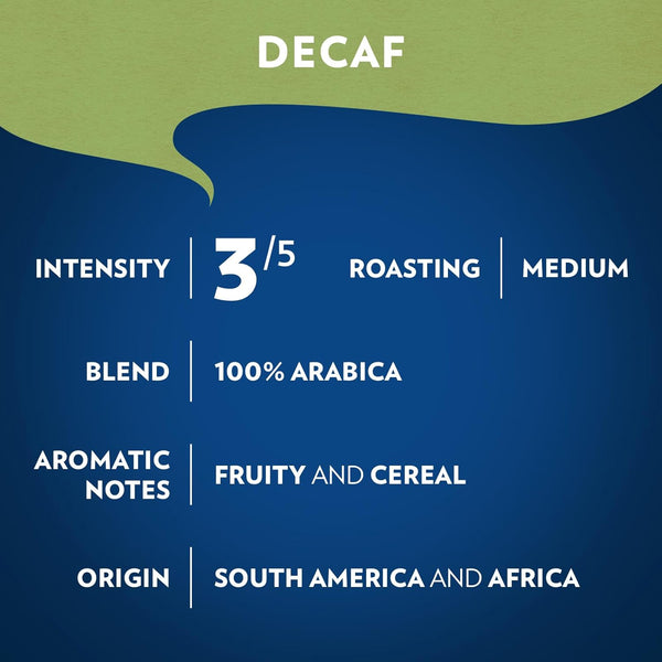 Lavazza Decaf Ground Coffee, 100% Arabica, Medium Roast, 12 oz Bag, Single Serving