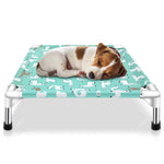 elevated-dog-bed-for-small-dogs-indoor-outdoor-use-with-soft-fabric-and-stainless-steel-frame