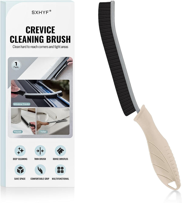 sxhyf crevice cleaning brush hard bristle grout scrub brush for bathroom kitchen household cleaning