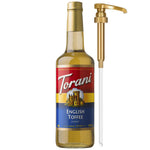 Torani Vanilla Flavored Coffee Syrup, 25.4 Fl Oz, Pump Included, Versatile Sweetener