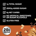 KIND Protein MAX Crispy Chocolate Peanut Butter Snack Bars, 12 Count Box, 20g Protein, Keto Friendly