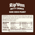 Rip Van Nutty Crunch Dark Choco Peanut Butter Wafer snack, 16 count, individually wrapped