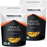 Terrasoul Superfoods Organic Dried Mango Slices, 16 Oz, No-Added Sugar, Gluten-Free, Vegan