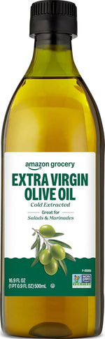 Amazon Grocery, Extra Virgin Olive Oil, 16.9 Fl Oz