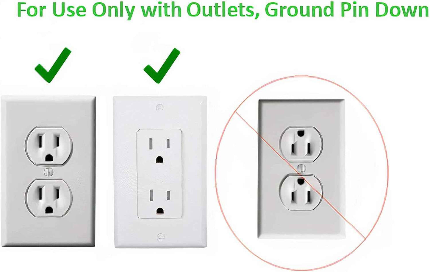 Sleek Socket Original & Patented Flat Ultra-Thin Outlet Concealer with Extension Cord Kit, Multi Outlets Power Strip, Ideal for Home Improvement, Hide Bulky and Messy Cords, 3ft