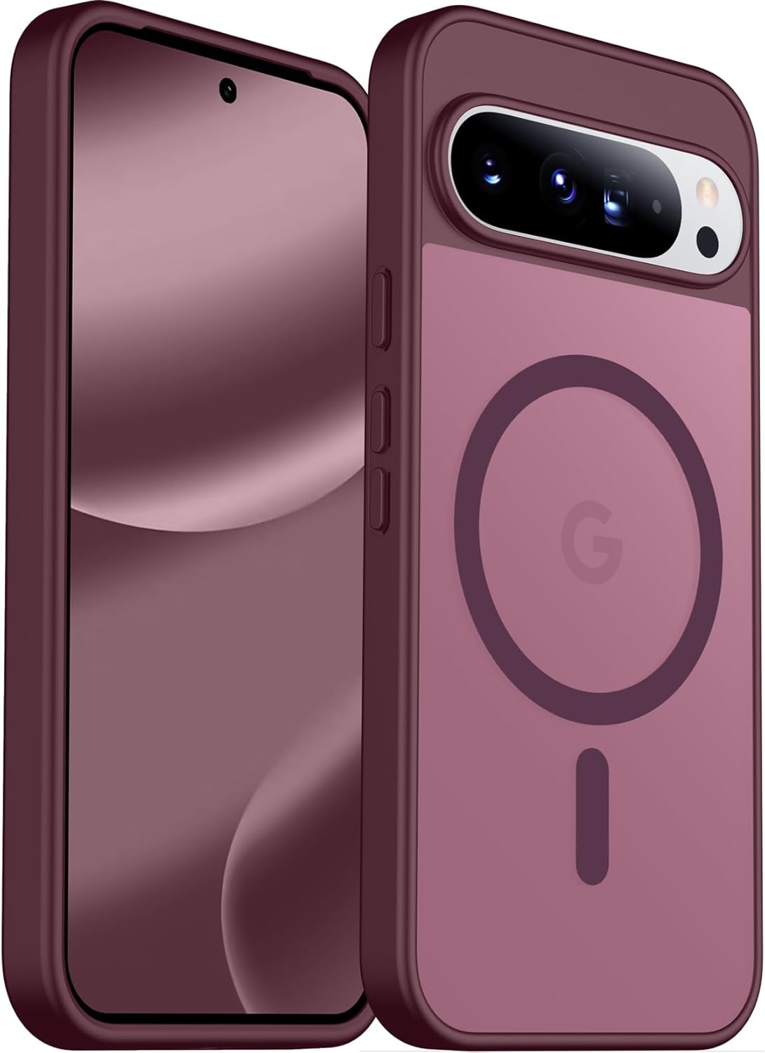 SPIDERCASE Magnetic Case for Google Pixel 10 Pro XL, Military Grade | Slim Translucent Matte | Drop Protection | Shockproof | Anti-Fingerprint | Black