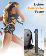 eucos 62 inch phone tripod with remote and extendable cell phone stand