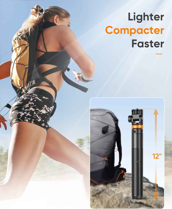 eucos 62 inch phone tripod with remote and extendable cell phone stand