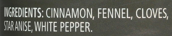 Frontier Co-op Five Spice Powder, 1.92 oz - Chinese Five Spice Blend Seasoning for Entrées, Grilled Fare, and Desserts