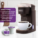 Maud's Half Caff Coffee Pods, 100 ct, Medium Roast Coffee in Single Serve Pods