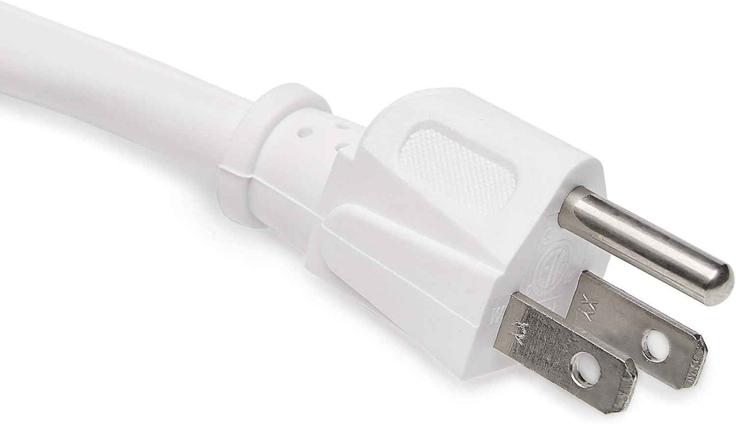 Amazon Basics Surge Protector Power Strip, 6-Outlet, 790 Joules, LED Indicator, 6ft Extension Cord, White