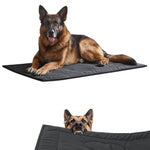 Chew proof dog crate pad for large dogs, indestructible and waterproof, machine washable, durable kennel pad for aggressive chewers, 28x41 inches