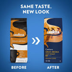 Lavazza Costiera Gran Aroma Light Roast Ground Coffee 12oz Bag, Smooth Aromatic Taste, 100% Arabica, Drip Brewer