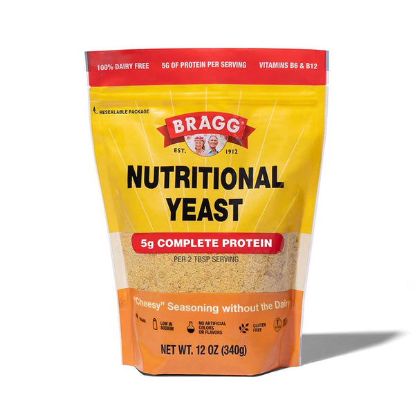 Bragg Premium Nutritional Yeast Seasoning - 24oz Original - Vegan, Gluten-Free Parmesan Cheese Substitute with Protein & Vitamins