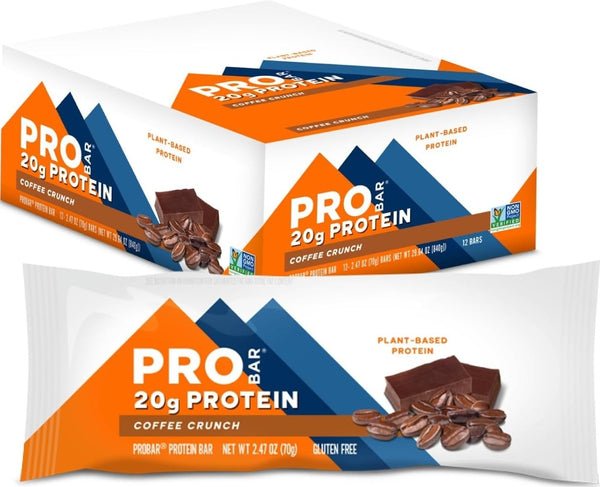 Plant-based protein bars with 20g protein, gluten-free, non-GMO, dairy-free, vegan snack