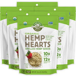 Manitoba Harvest Organic Hemp Hearts, Shelled Hemp Seeds - 7oz - 10g Plant Protein & 12g Omega 3 & 6 per 30g serving - Easy-to-Digest seeds with 9 Essential Amino Acids - Gluten Free, Vegan, Non-GMO