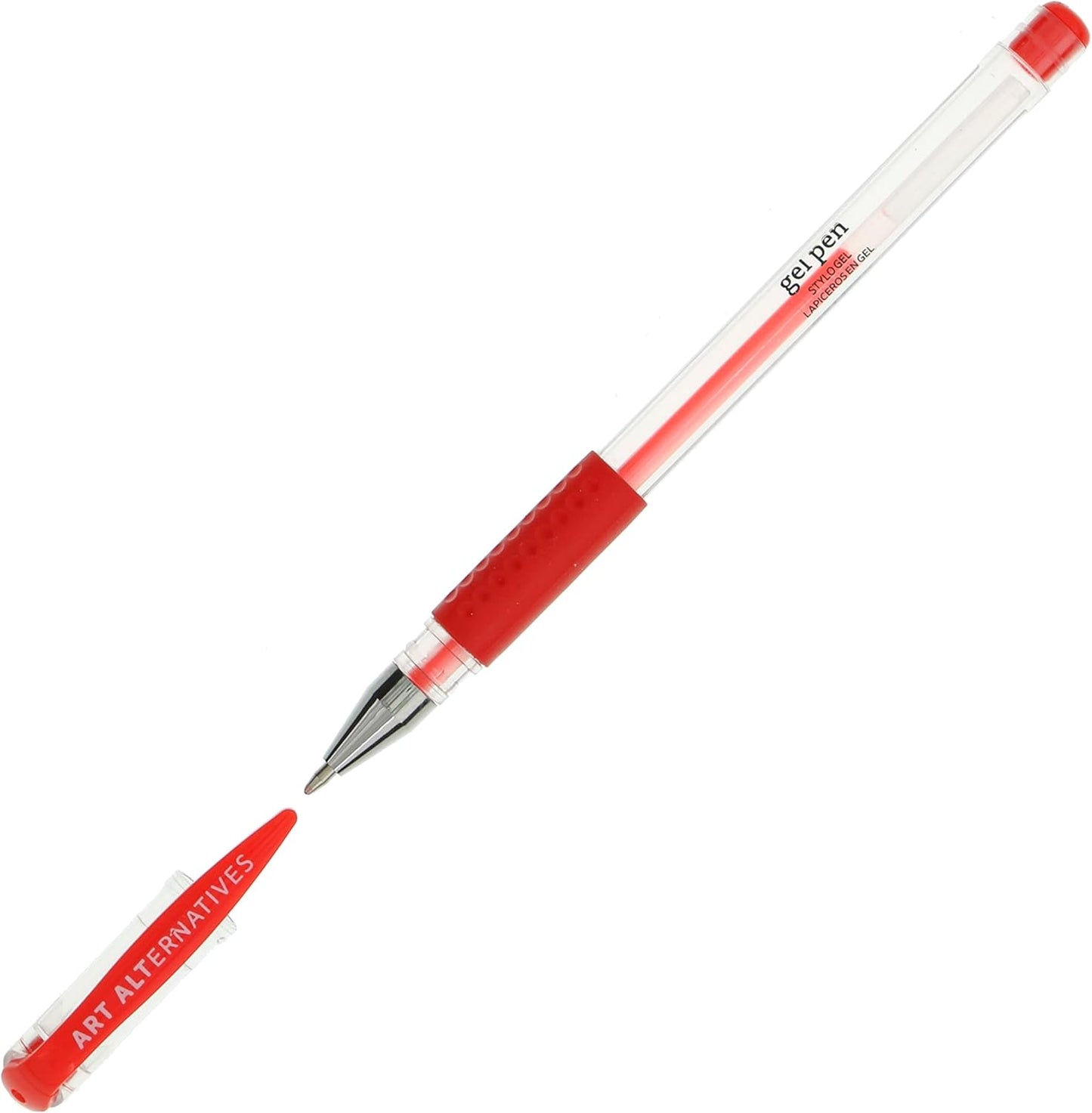 Art Alternatives Gel Pen, Metallic Pink - Ballpoint - Non-Smear + Quick Dry - Writing, Drawing, Coloring, Journal, Planner