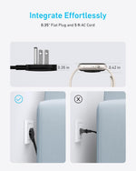 Anker Travel Power Strip, Anker Nano 67W Max 6-in-1 USB C Charger, 2 AC, 2 USB A and 2 USB C, 5ft Thin Undetachable Flat Plug Extension Cord with Multiple Outlets, Travel Essentials, Cruise Essentials