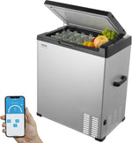 VEVOR Car Refrigerator, 12 Volt Car Refrigerator Fridge, 9 L Single Zone Portable Freezer, -4℉-68℉ Adjustable Range, 12/24V DC and 100-240V AC Compressor Cooler for Outdoor, Camping, RV
