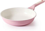 SENSARTE Nonstick Frying Pan Skillet, Swiss Granite Coating Omelette Pan, Healthy Stone Cookware Chef's Pan, PFOA Free (8/9.5/10/11/12.5 Inch) (9.5 Inch)