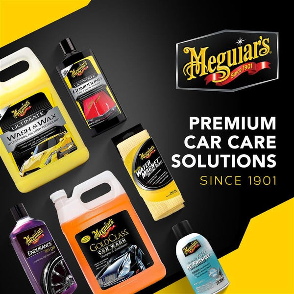 Meguiar's Quik Scratch Eraser Kit for car surface blemishes, includes ScratchX and microfiber towel