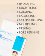 dermal korean collagen face mask 24 combo pack hydrating soothing sheet mask for dry sensitive skin