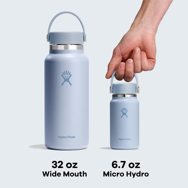 Hydro Flask Micro Bottle 6.7 Oz Trillium Pink Insulated Mini Leak Proof Flask