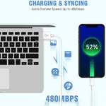 iPhone Charger,2Pack 6FT USB Wall Charger Fast Charging USB Cable Charging Cube Travel Plug Block with 6Foot Fast Cuble Lightning Cable Cord for iPhone 14 13 12 11 Pro Max XS XR X 8 7 SE2022 iPad
