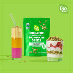 Go Raw Organic Sprouted Pumpkin Seeds, 14 Oz, Non-GMO, Gluten-Free, Vegan, Nut-Free, Protein-Rich Snack