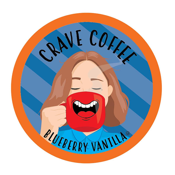 Crave Beverages Flavored Coffee Pods Sampler Variety Pack Compatible with 2.0 K-Cup Brewers