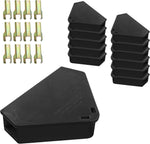 Anblak Mouse Station with Keys Black 6 Pack, Key Required Mouse Stations, Mice Stations, Keeps Children and Pets Safe Indoor & Outdoor
