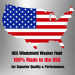 UCS 10015 2-in-1 windshield washer fluid & bug remover, 1 gallon, ready to use, metanol free
