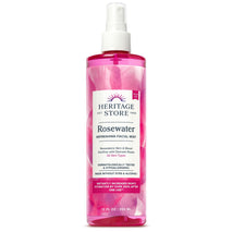 heritage store rosewater 12oz facial mist for glowing skin all skin types vegan cruelty free