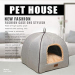 WindRacing cat bed for indoor cats with removable cushion and washable pillow, small and medium pet bed furniture