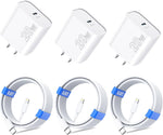 20W USB C Charger Block, 2 Pack, Fast Charging Wall Adapter for iPhone and Android Devices