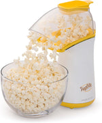 Presto PopLite Hot Air Popcorn Popper, 18 Cups, Yellow