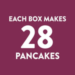 krusteaz sweet cream pancake and waffle mix, 26 oz boxes, light and fluffy, 8-count
