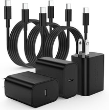 3Pack USB C Charger for Samsung Galaxy S24 Ultra, Super Quite Fast Charging Type C Block with 6FT C to C Cord for Samsung Galaxy Tab S9 S8 S23 Ultra S22 Ultra S23 S22 S21 Note 10 Plus 20