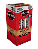 Jack Link's Zero Sugar Beef Sticks, 20 Pack, 0.92 oz, Ready to Eat Protein Snacks