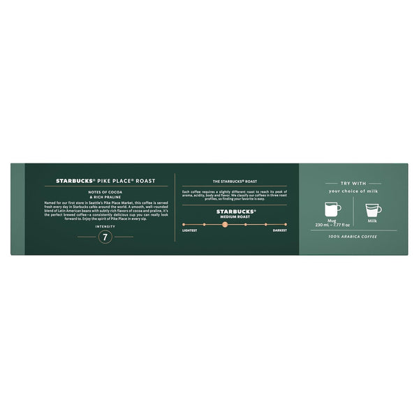 Starbucks by Nespresso Vertuo Coffee Pods, 30-count, Medium Roast, 7.8 oz Brew Size