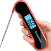 0.5 sec instant read meat thermometer digital with ±0.5℉ precision, food thermometer for cooking kitchen gadgets, oven grill candy bbq essentials, red