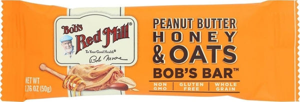 Bob's Red Mill 12pk Peanut Butter Chocolate & Oats Bar, 12 bars, Gluten Free, Kosher