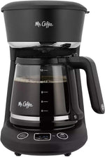 12-cup programmable coffeemaker with brew now or later feature