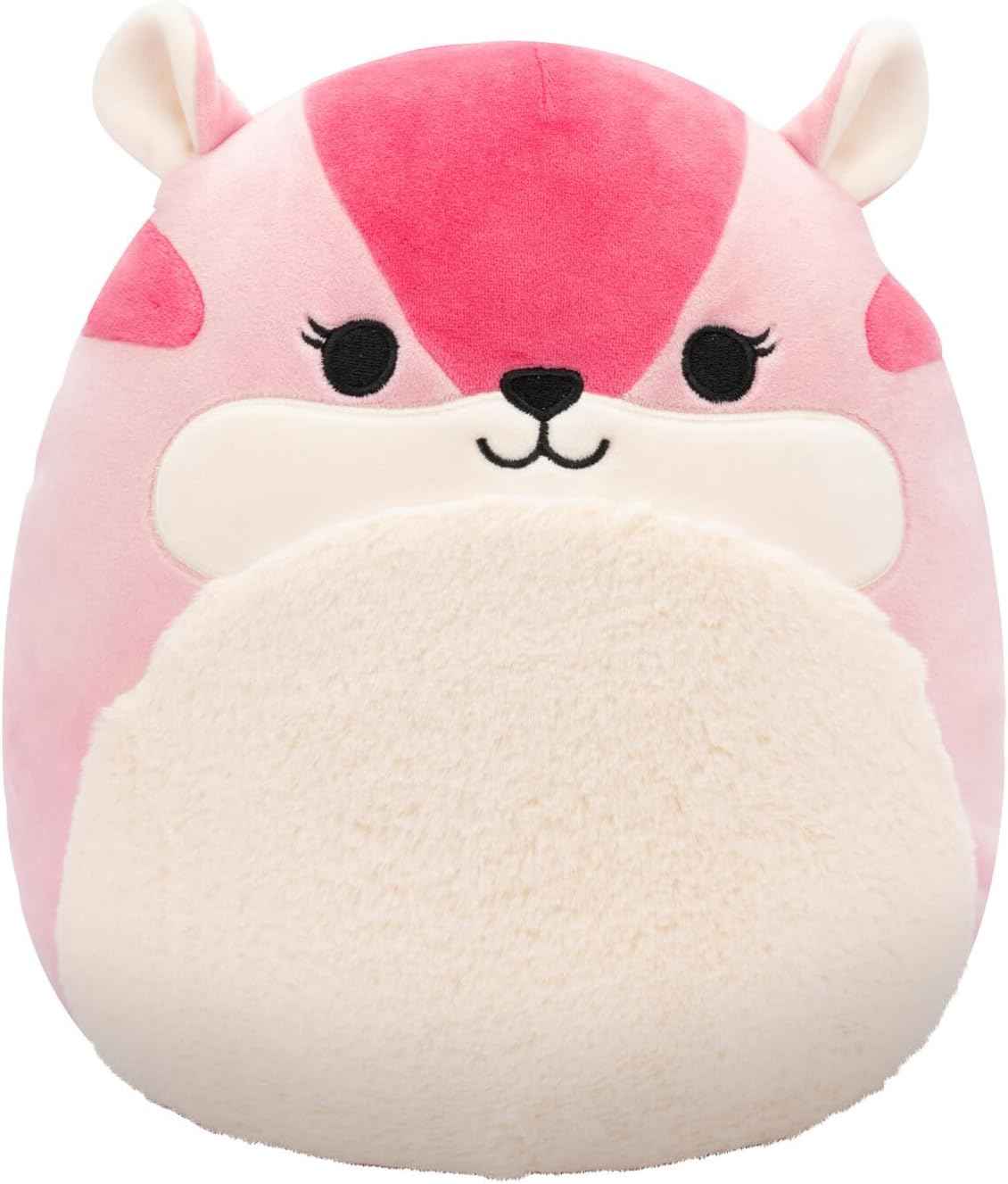 Squishmallows Original 12-Inch Dianalee Pink Chipmunk - Official Jazwares Plush (Medium-Sized)