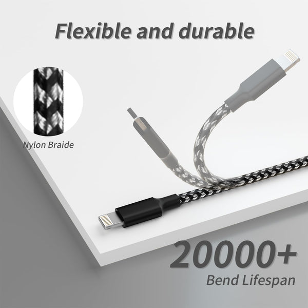 4ft 3 in 1 usb charging cable for multiple devices