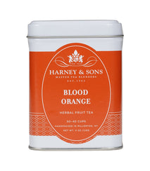 Harney & Sons Blood Orange Fruit Tea, 4 oz Loose Leaf Herbal Tea with Apple Pieces and Raspberry