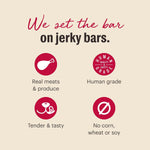 The Honest Kitchen Human Grade Dog Food Jerky Harvest Mini Bars Beef Recipe