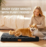 patas-lague-large-orthopedic-dog-bed-waterproof-egg-crate-foam-black-36x24