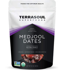 Terrasoul Organic Medjool Dates, 2 Lbs, USDA Certified, Non-Gmo, Gluten Free, Vegan, Farm Fresh